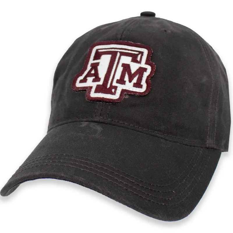 Texas A&M Wax Cotton Patch Adjustable Hat